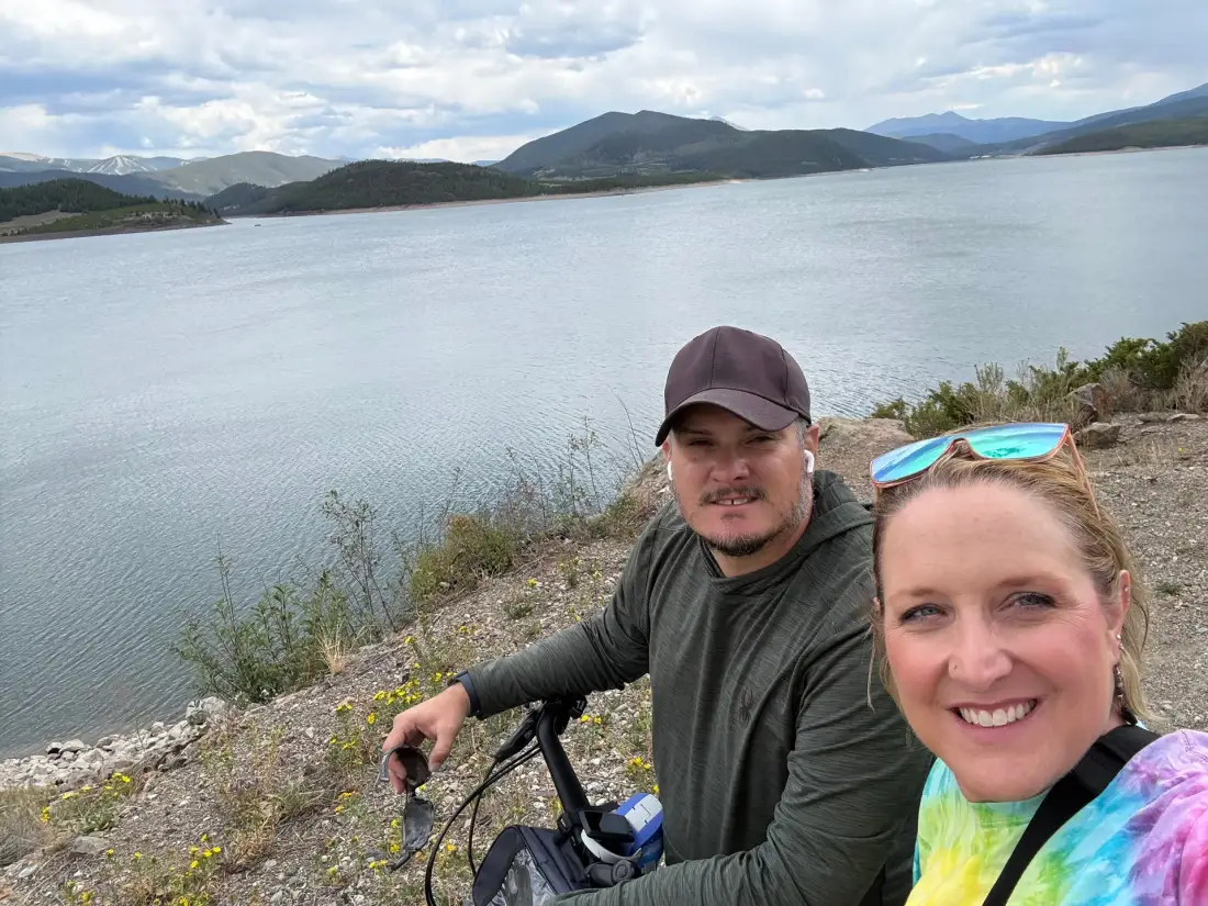 David and his wife enjoying time outdoors together